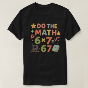 T-shirt Fais Le Calcul – Conception De Classe Kawaii Tenda