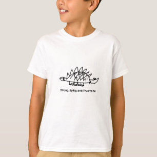T-shirt Fais-toi remarquer comme un majestueux stégosaure
