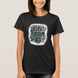 T-shirt Fais voler la poussière Cavalier de taureau Léopar