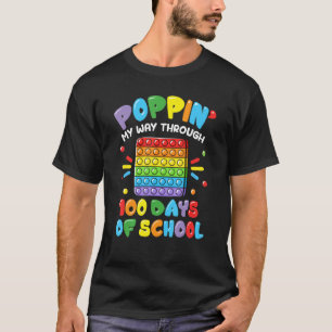 T-shirt Faisant mon chemin à travers 100 jours 100e jour d