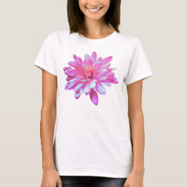 T-shirt Faisceau rose, photo à fleurs rétro