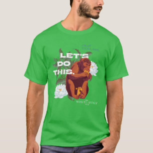 T-shirt "Faisons ça" Singe - Le Lotus Blanc