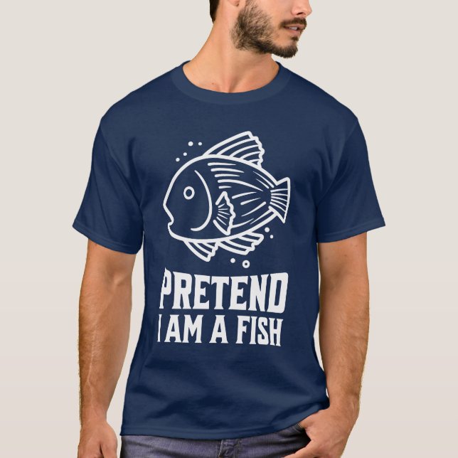 T-shirt Faisons comme si j'étais un poisson (Devant)