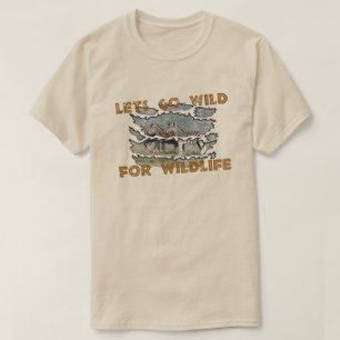 T-shirt Faisons De La Sauvage Pour La Conception De Conser