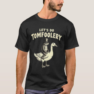 T-shirt Faisons des Bêtises Grenouille Vintage Oie Mème Dr