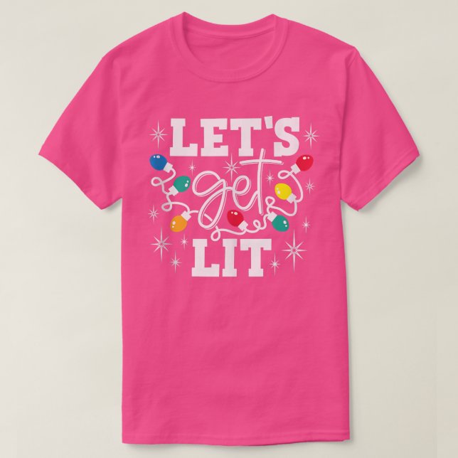 T-shirt Faisons des lumières de Noël  (Design devant)