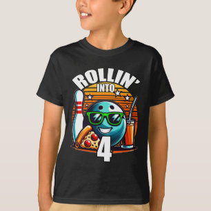 T-shirt Faisons des strikes pour un anniversaire de bowlin