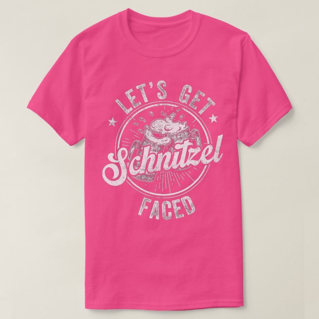 T-shirt Faisons face à Schnitzel Oktoberfest Bière alleman (Design devant)