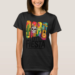 T-shirt Faisons la fête cinco de mayo margarita mexicaine