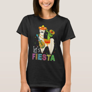 T-shirt Faisons la fête Cinco Mexicain De Mayo Lama Cactus
