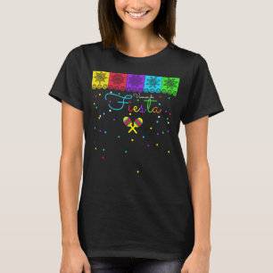 T-shirt Faisons la fête, confettis, Maracas