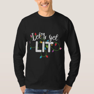 T-shirt Faisons Lit Drôle Vêtements de Noël Xma