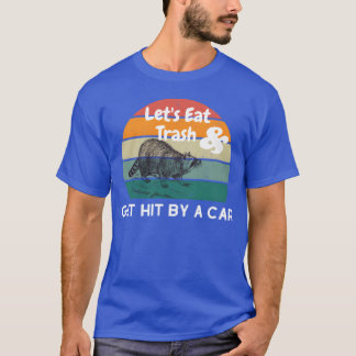 T-shirt Faisons manger Eatrash par une voiture garçon