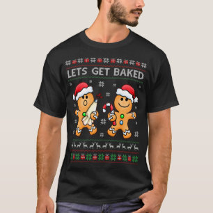 T-shirt Faisons-nous cuire pain d'épices Homme Cookie Noël