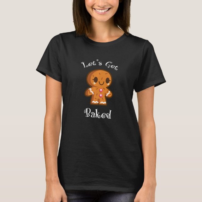 T-shirt Faisons-nous cuire pain d'épices Homme Noël Noël N (Devant)