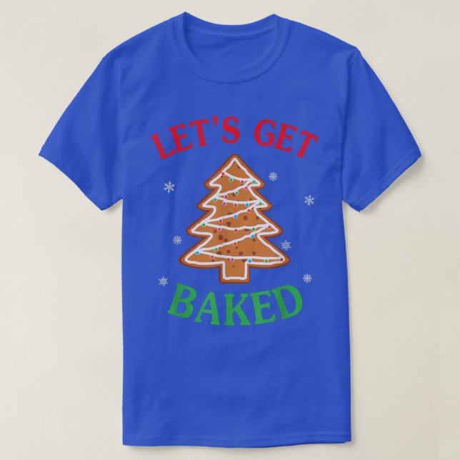 T-shirt Faisons-nous cuire pain d'épices Noël biscuit Baki (Design devant)