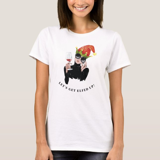T-shirt Faisons-nous tomber les filles fatiguées Nuit deho (Devant)