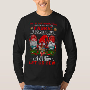 T-shirt Faisons-nous tomber Noël Gnomes