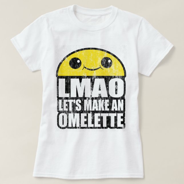 T-shirt Faisons une omelette DS (Design devant)