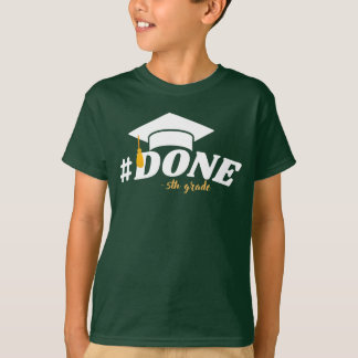 T-shirt Fait 5e année Cadeaux d'études de cinquième année