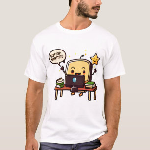 T-shirt Fait - Baby Computer Futur Ingénieur Drôle