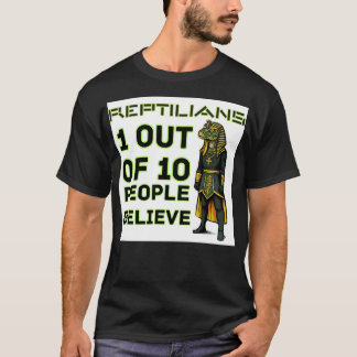 T-shirt Fait effrayant sur les reptiliens