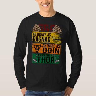 T-shirt Fait En 1965 Aussi Brave Que Ragnar Que Sage Odin 