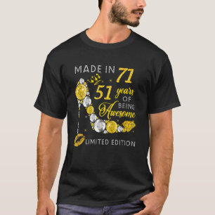 T-shirt Fait En 1971 51 Ans D'Être Étonnant