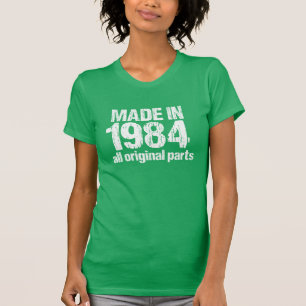 T-shirt FAIT en 1984 toute la pièce en t ORIGINALE de