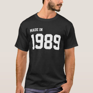 T-shirt Fait en 1989