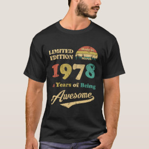 T-shirt Fait En Mars 1978 45 Ans D'Être Étonnant