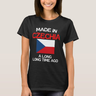 T-shirt Fait En Tchéquie Il Y A Longtemps Une Drôle Républ