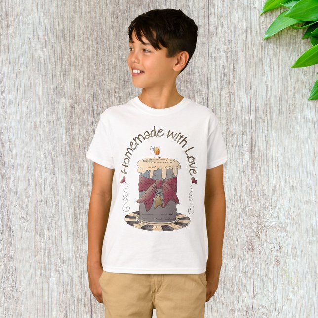 T-shirt Fait Maison Avec Bougie D'Amour (Créateur téléchargé)