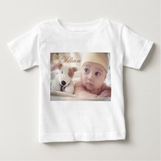 T-shirt fait sur commande de bébé de photo
