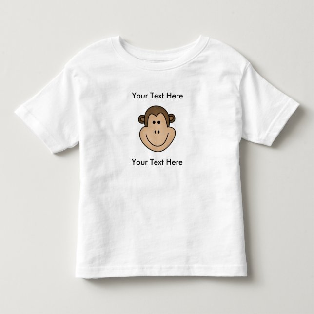 T-shirt FAIT SUR COMMANDE de SINGE (Devant)