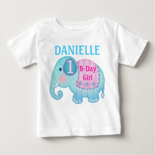 T-shirt fait sur commande d'éléphant
