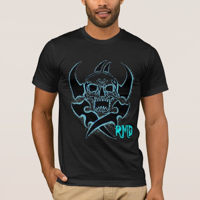 T-shirt fait sur commande d'initiales de tatouage (Devant)