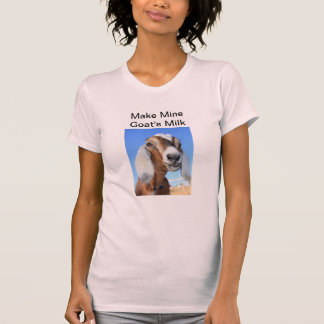 T-shirt Faites à les miens les chèvres le lait 1