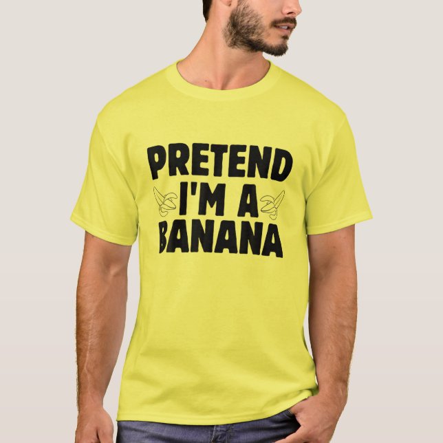 T-shirt Faites comme si je suis un costume de banane Hallo (Devant)