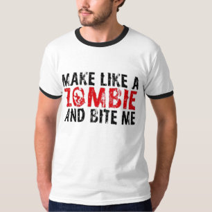 T-shirt Faites comme un zombi