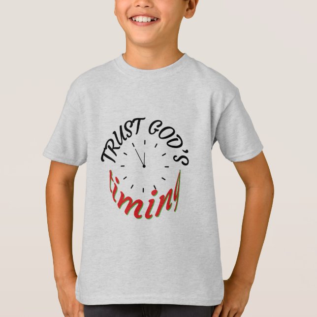 T-SHIRT FAITES CONFIANCE À DIEU (Devant)