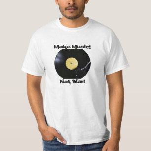 T-Shirt : Faites de la musique ! Pas la guerre !