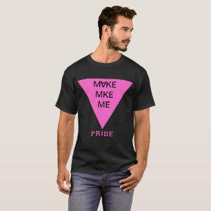 T-shirt Faites de MKE Me City une fierté du triangle rose 
