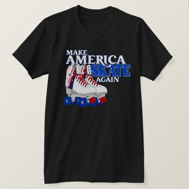 T-shirt Faites de nouveau patiner l'Amérique (Design devant)