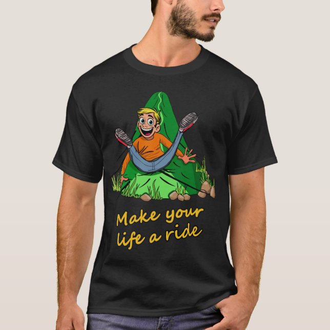 T-shirt Faites de votre vie un voyage (Devant)