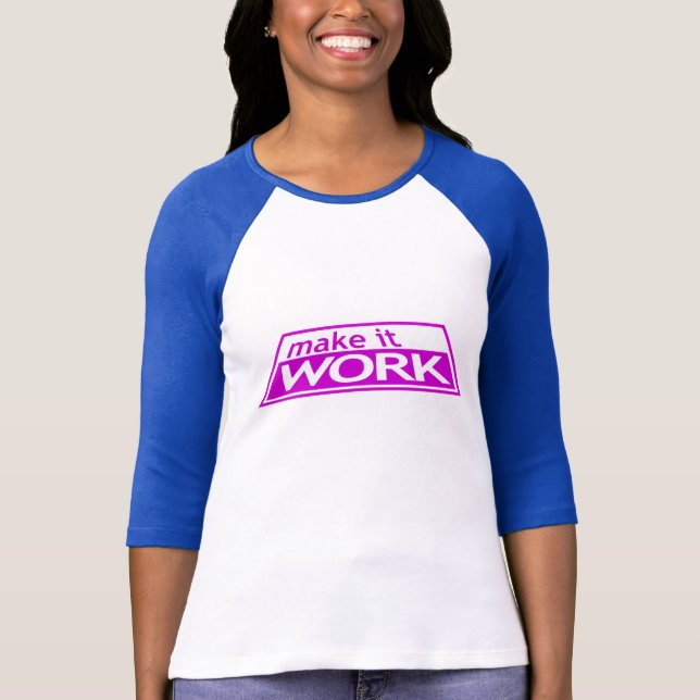 T-shirt FAITES- FONCTIONNERLE - la piste Tim Gunn Heidi (Devant)