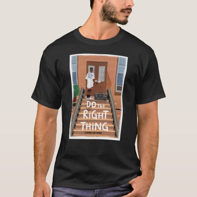 T-shirt Faites la bonne chose A Spike Lee Joint film 2171 (Devant)