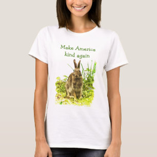 T-shirt Faites la chemise de lapin de sorte de l'Amérique