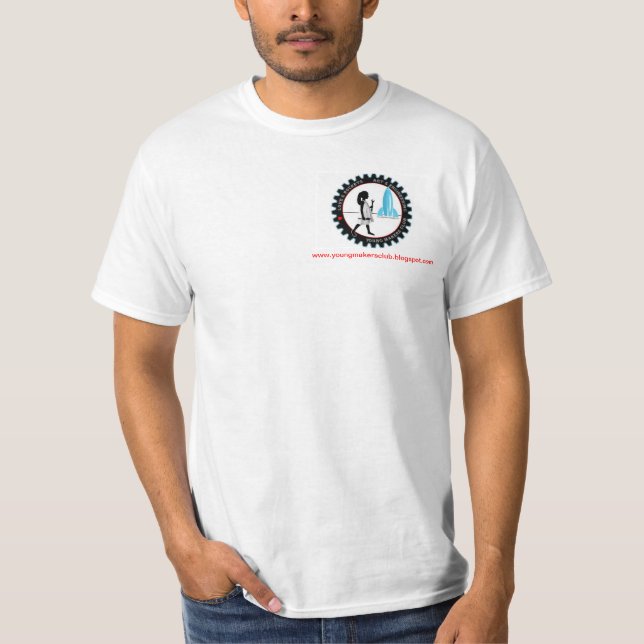 T-shirt Faites la chemise de logo de club (Devant)