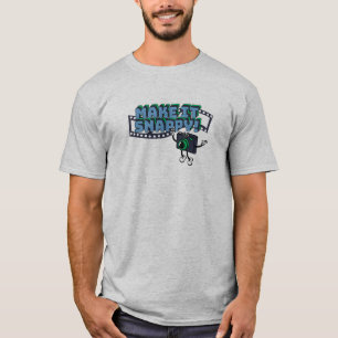 T-shirt Faites-le une citation rétro bande dessinée T-Shir